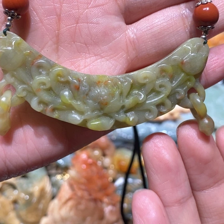 岫玉毛衣链未镶嵌