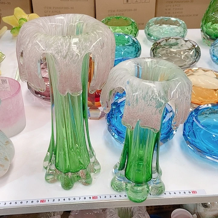 挑****！琉璃花瓶高度31厘米7厘米
