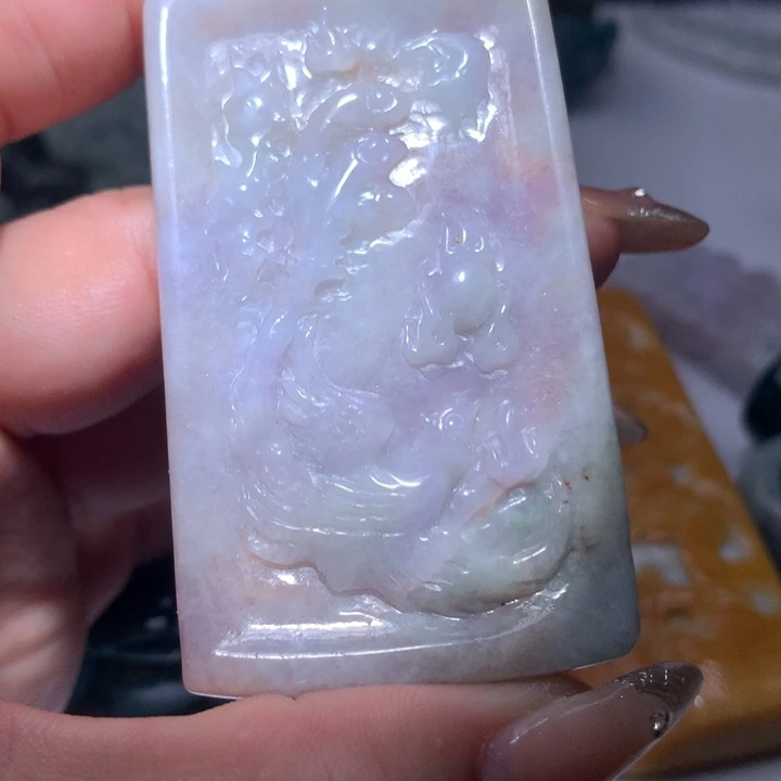 翡翠未镶嵌颈饰保真天然A货翡翠