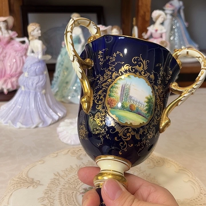 杯欧洲中古瓷器摆件