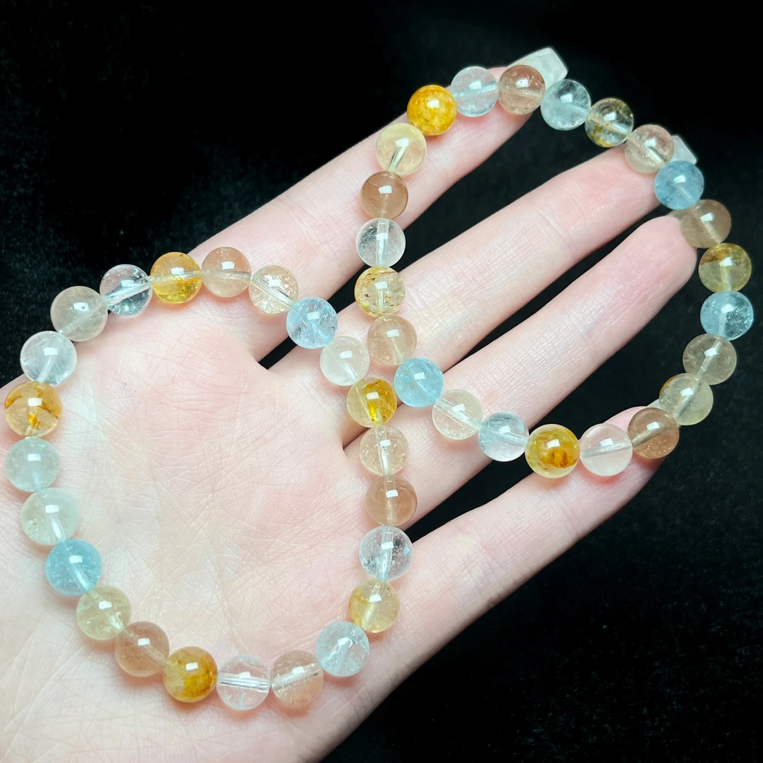 【云上叙】V64476-K-托帕石单圈手串—多样性发一件-8mm（商城）