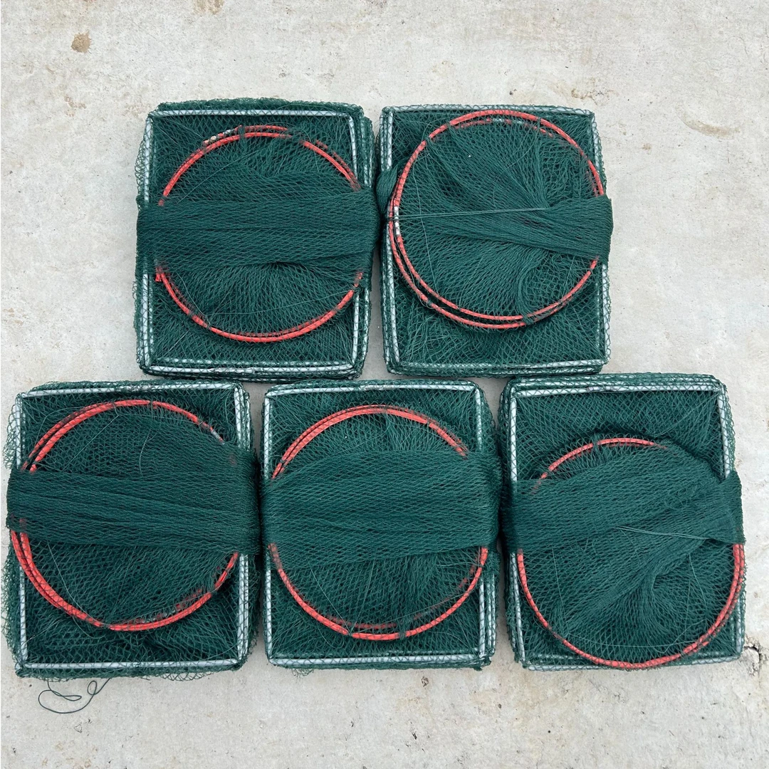 5条2.8米13节8进口虾笼河虾网泥鳅黄鳝龙虾网