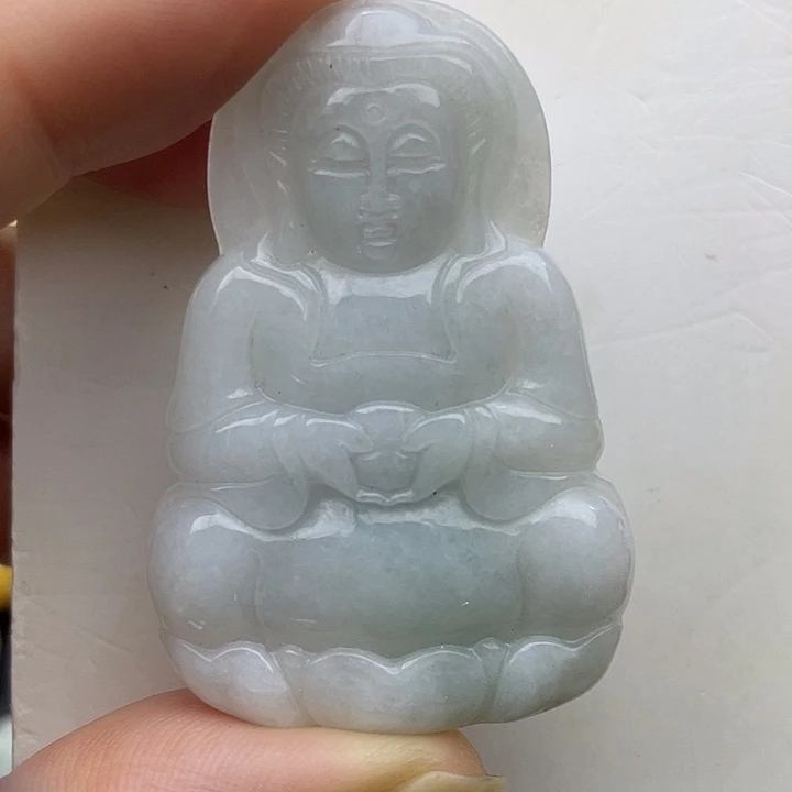 翡翠未镶嵌颈饰翡翠观音