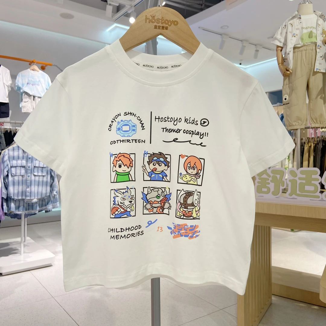 【数码宝贝】7A抗菌冰感除螨2025男童夏装中大童短袖T恤17230235114