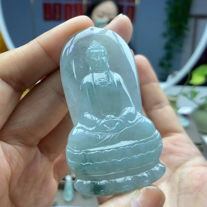 翡翠未镶嵌颈饰吊坠46