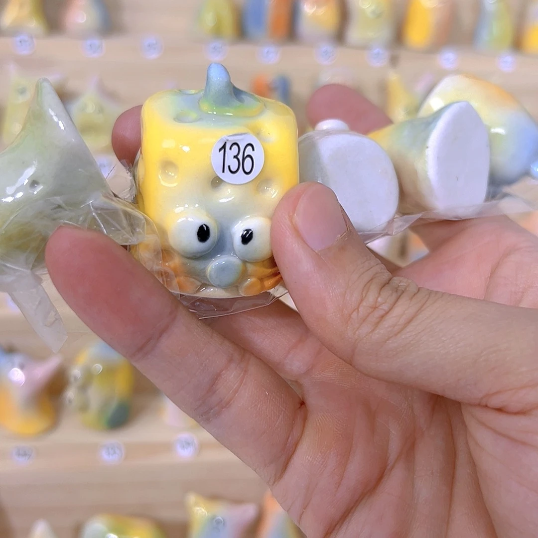 摆件纯手工陶瓷小摆件136