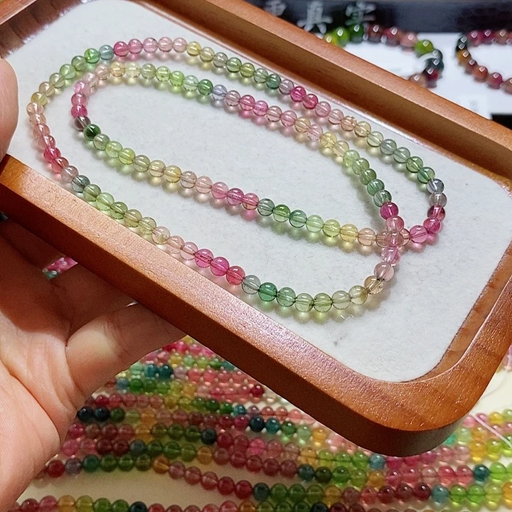 碧玺手链未镶嵌碧玺手链4.9毫米