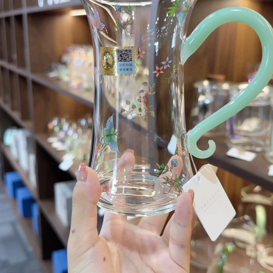 禾器蝶恋花玉凝杯浅玉色