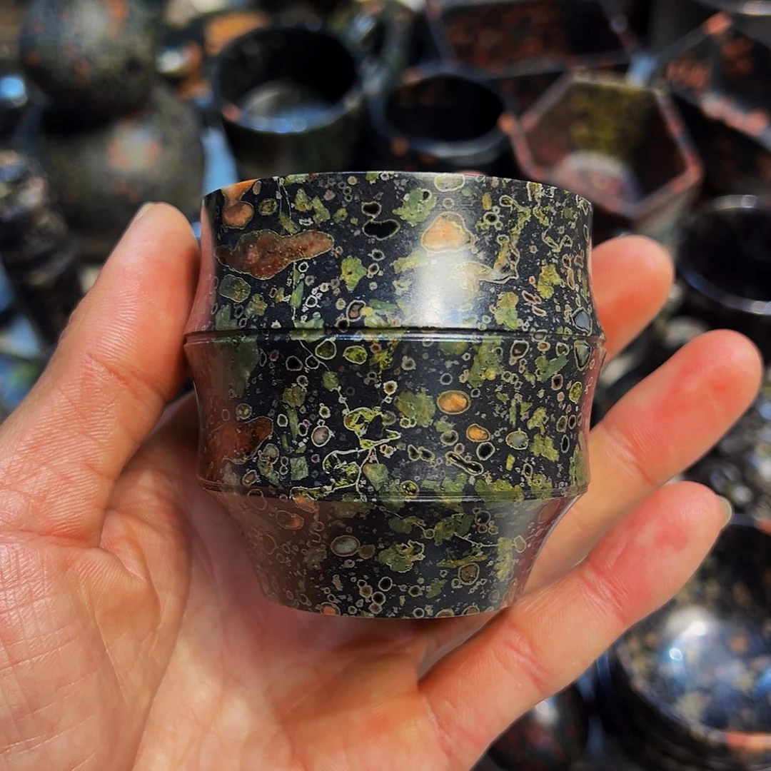 梅花玉鱼缸石茶周边微瑕不退不换