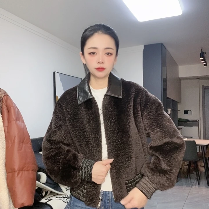 绵羊皮拉贡皮毛一体XL125斤左右