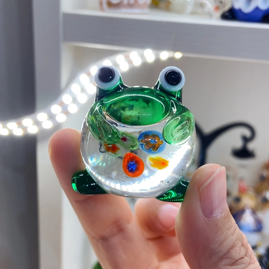 琉璃手工艺品绿色