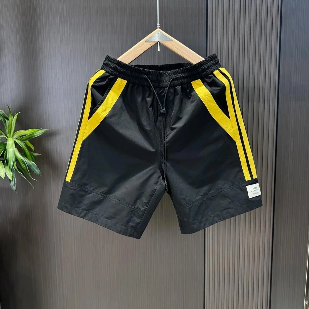夏季潮牌新款男士休闲简约轻奢短裤时尚潮流百搭休闲速干五分裤