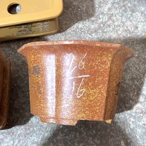 紫砂花盆手工制作