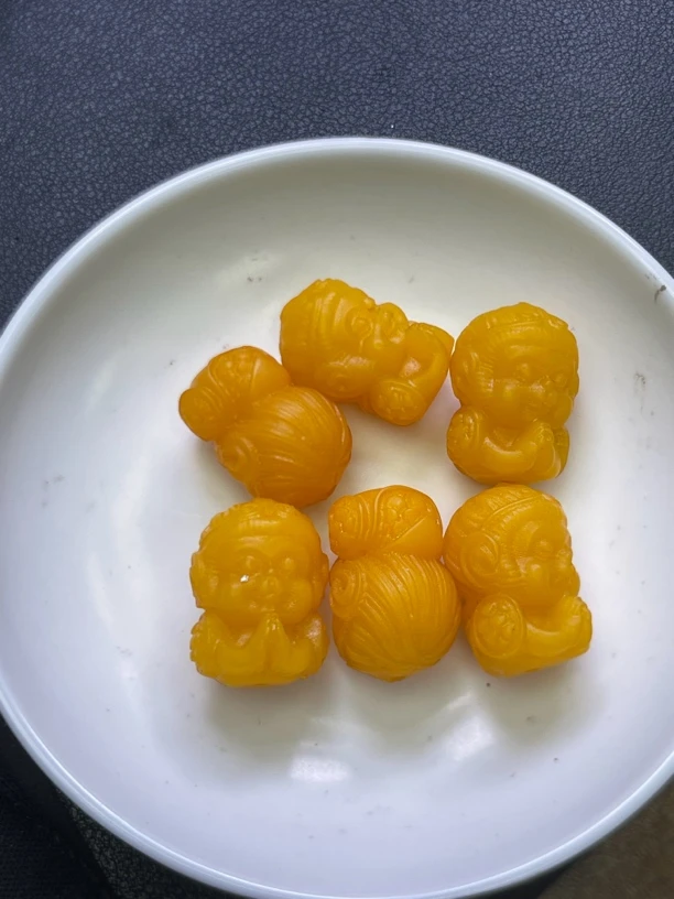 天然珠宝玉石 蜜蜡大圣Y2152  1颗（赠弹力绳）