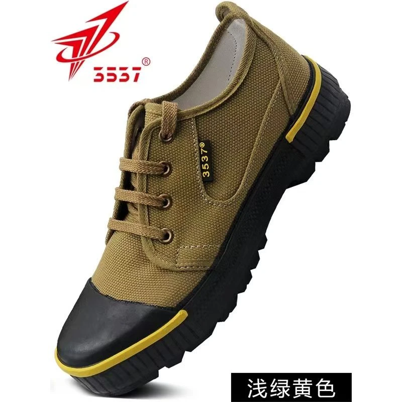 3537正品解放鞋户外防滑耐磨劳动登山劳保鞋透气工地帆布胶鞋