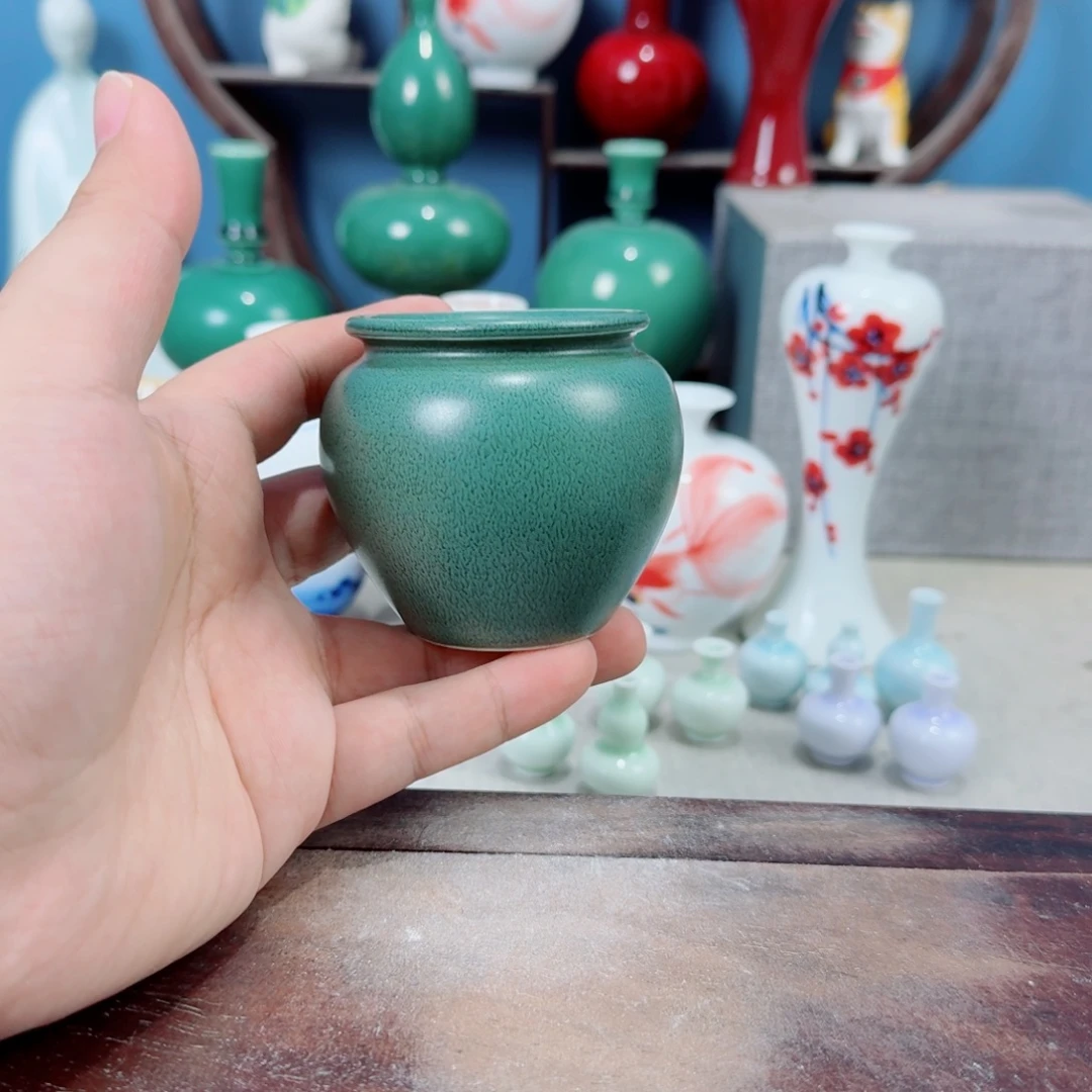 陶瓷手工小花器摆件