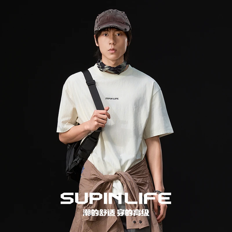 【SUPIN LIFE】25夏季新款T恤SPADT523118AM-SPADT523118BM