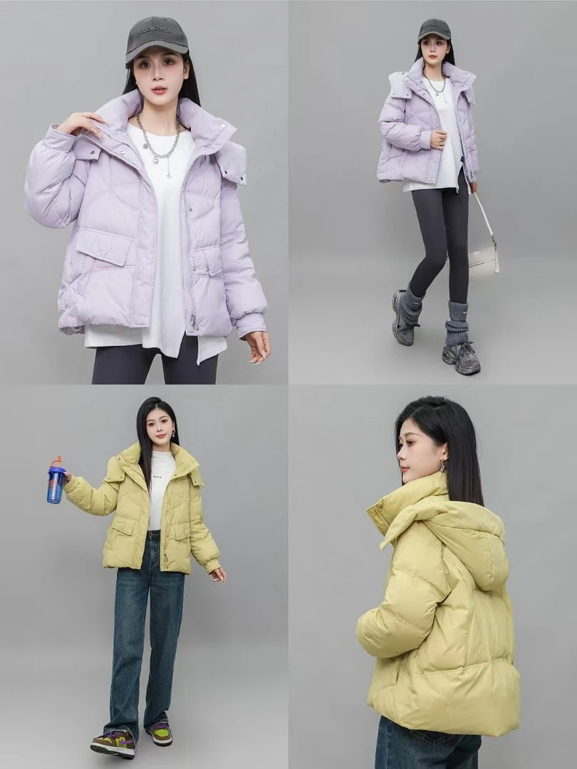 她之蝶冬装新款时尚糖果色外套2244009