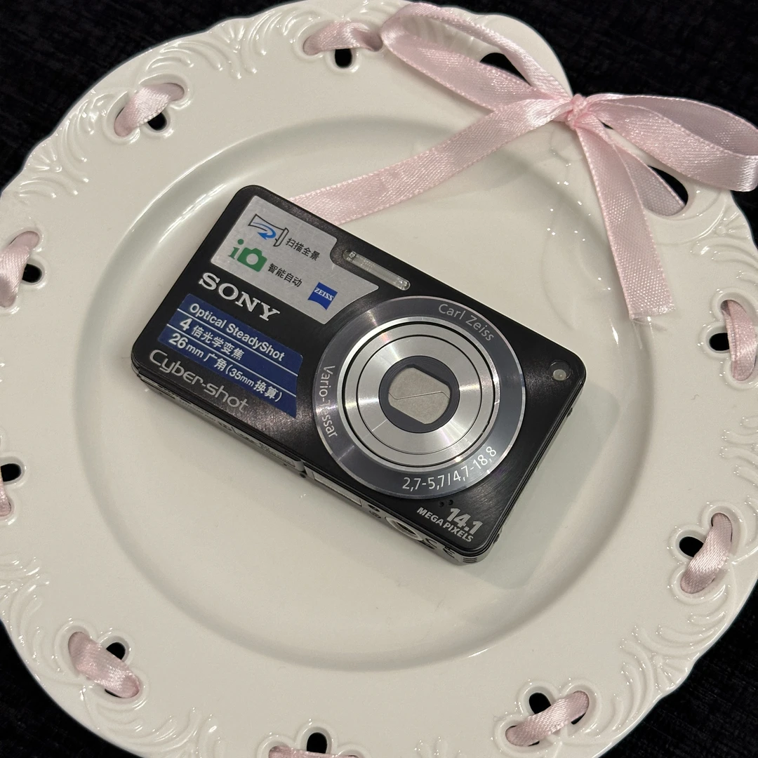 9新 Sony/索尼 w350网红款中文1410w像素4倍学生相机摄影ccd