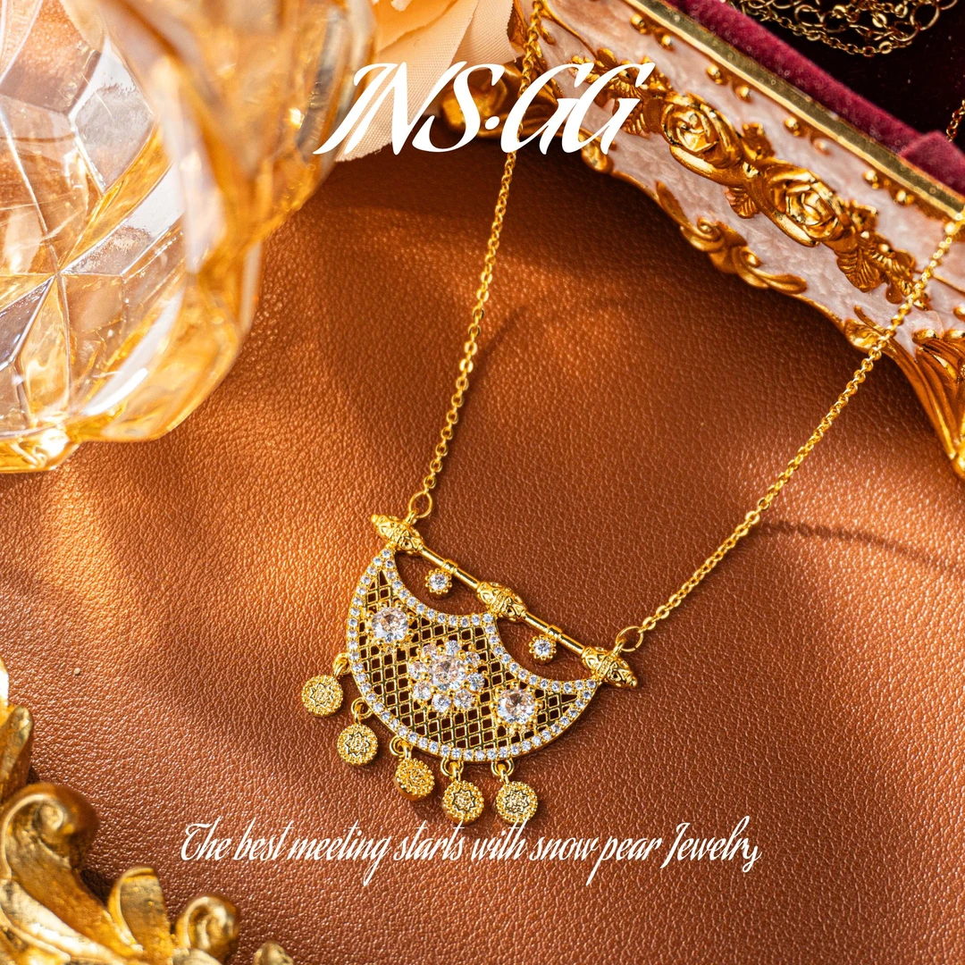 铜合金项链 【INS · GG】晶 ♠ 轻奢设计 LX2865 项链·中长