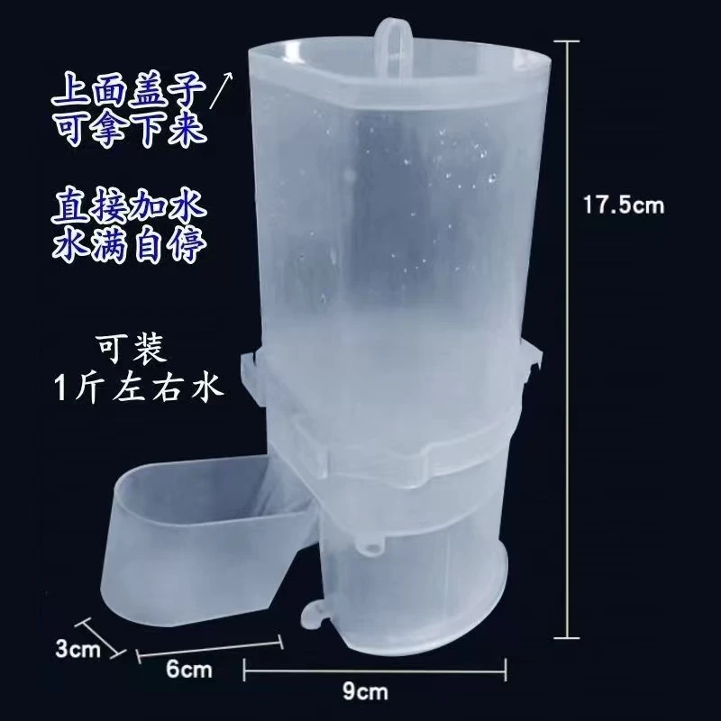 鸽子饮水器芦丁鸡自动饮水器鹌鹑用品鹦鹉鸟用水壶自动小鸟饮水器
