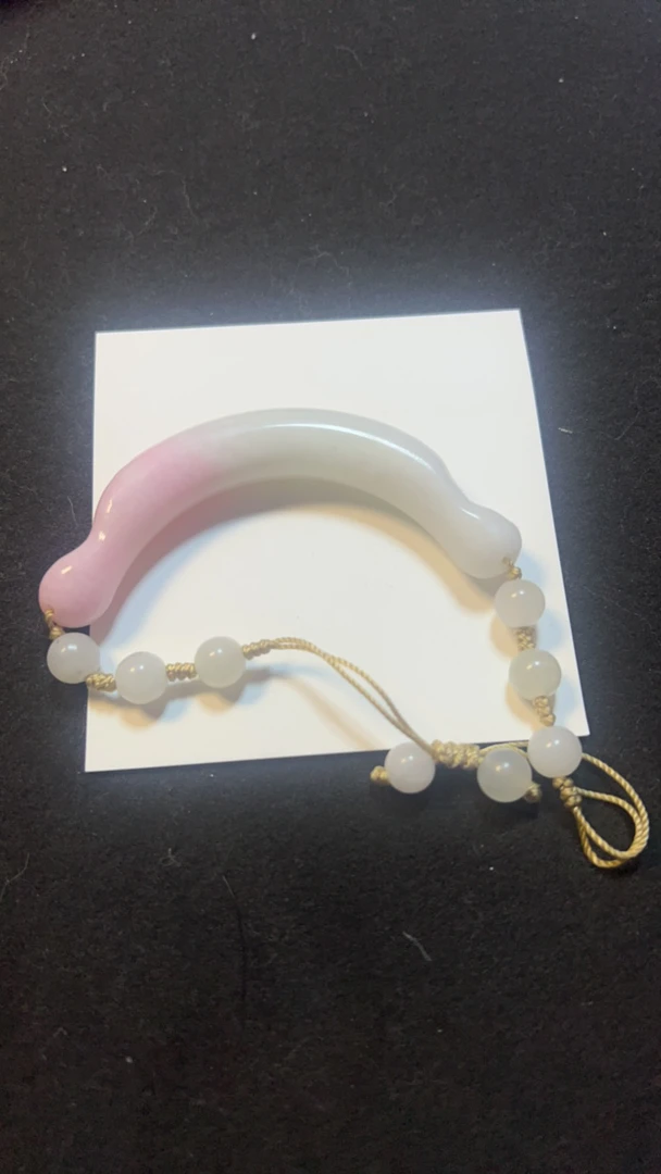 定制款独山玉芙蓉粉半镯