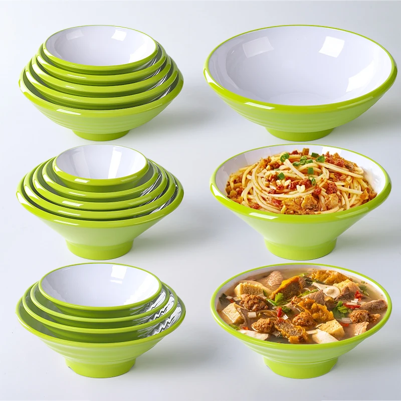 面馆专用仿瓷餐具面碗大汤碗商用麻辣烫碗牛肉拉面碗早餐店汤粥碗