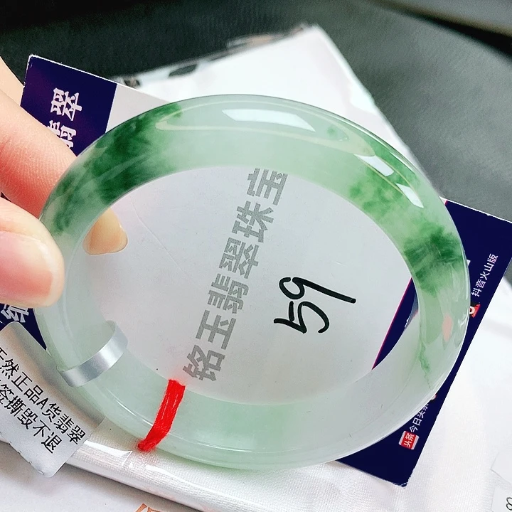 翡翠未镶嵌手镯缅甸天然a货翡翠手镯