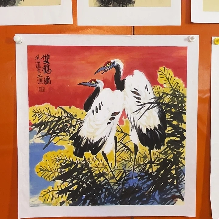国画张圣敏先生纯手绘作品