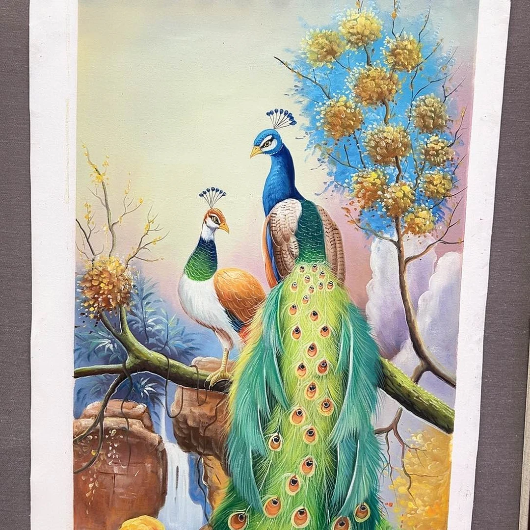 国画画家二郎老师油画原作