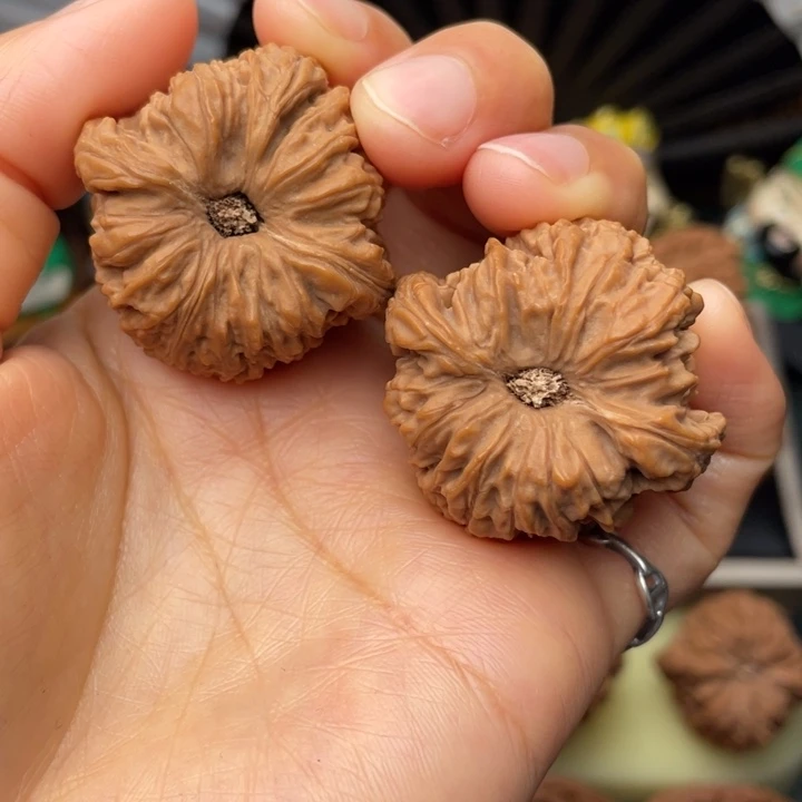 吊坠文玩核桃363538尺拉丝窝头凹底高炮