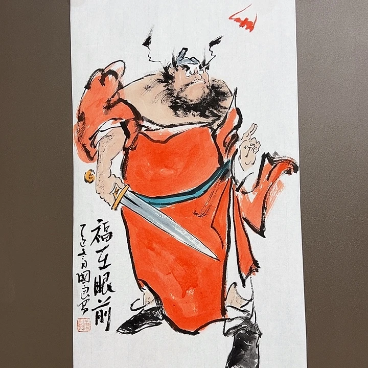 国画唐国良 手绘原创
