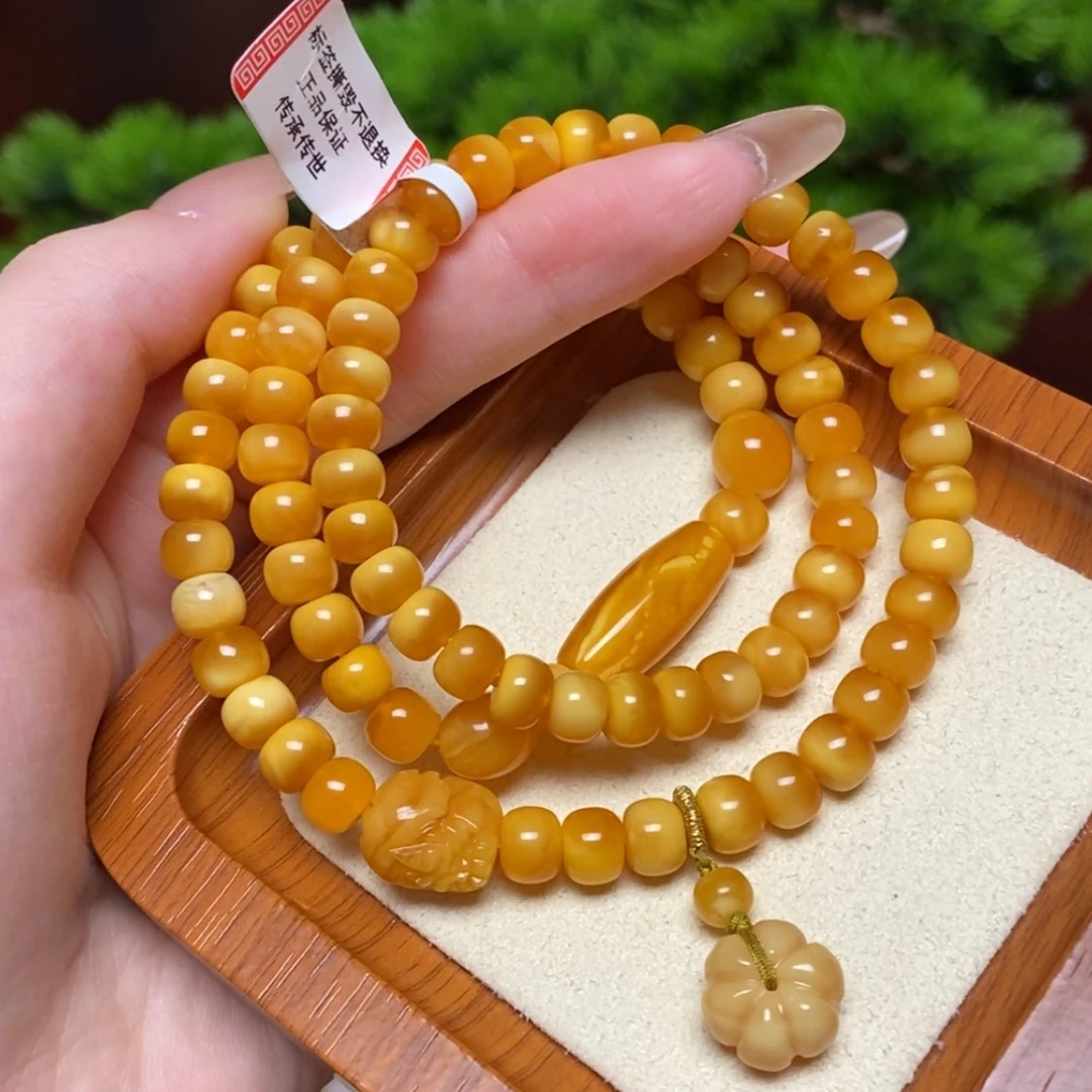 【闪购商品】未镶嵌蜜蜡手链手串