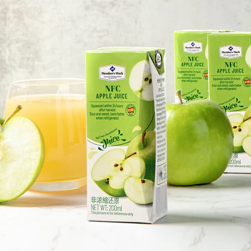 【Sam果汁汽水茶饮品】山姆门店甄选 苹果汁200ml西班牙进口1瓶尝鲜