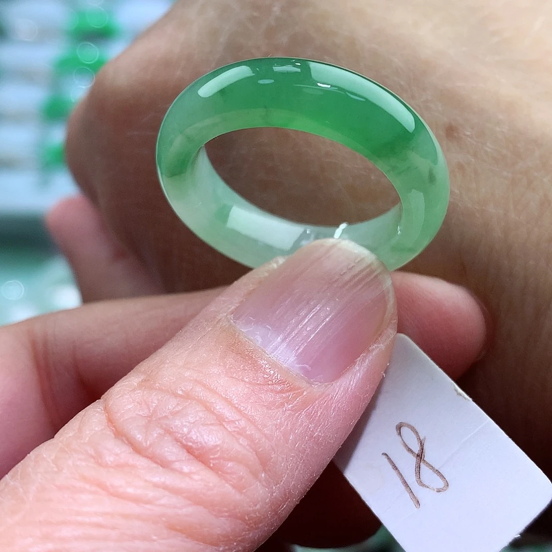 未镶嵌戒指翡翠18号