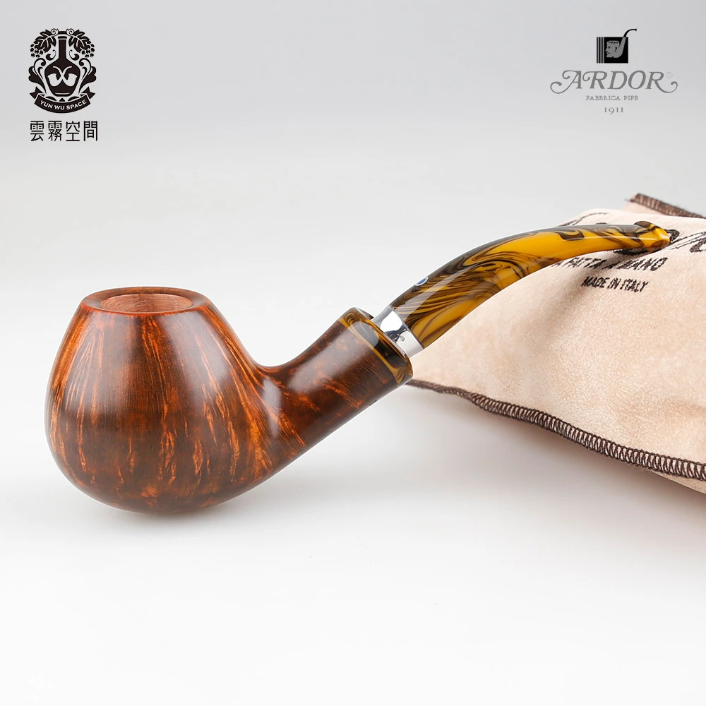 意大利阿哲手工烟斗石楠木烟斗进口石楠木烟具入门级专用男士