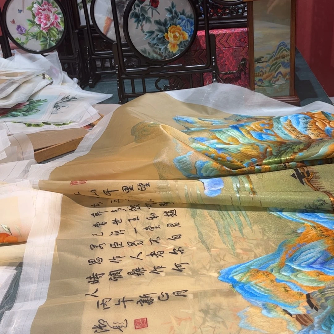 a***d织绣纯手工。。。纯手工？