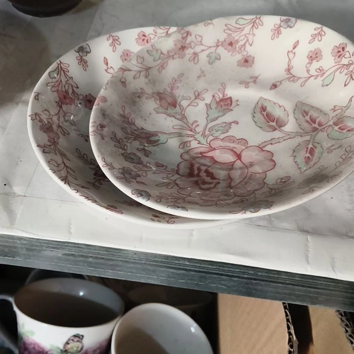 大***雁瓷陶瓷盘子碟两个