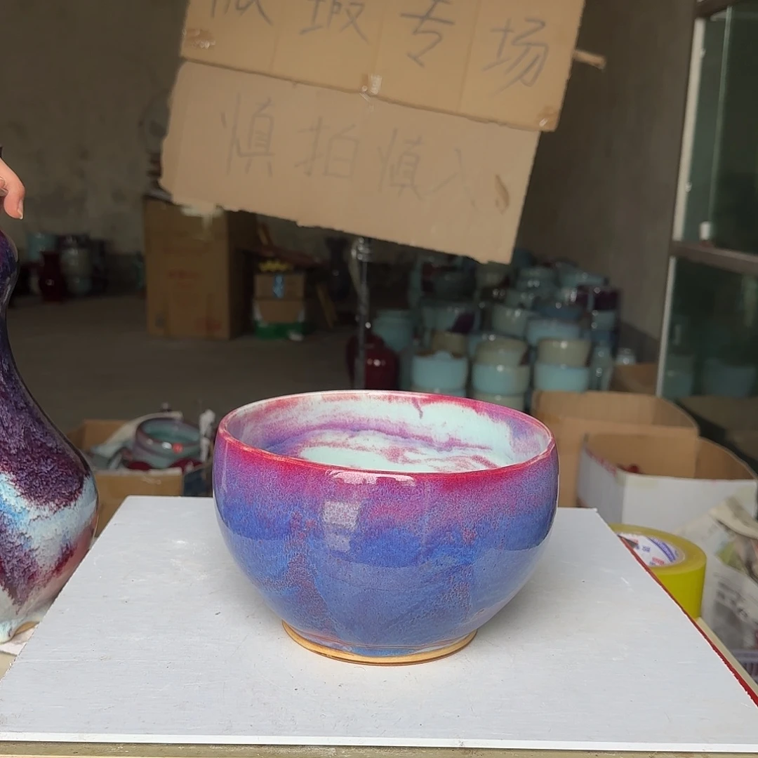 陶摆件郑家钧瓷摆件微瑕