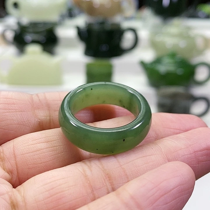 未镶嵌和田玉挂件戒圈圈号20.6