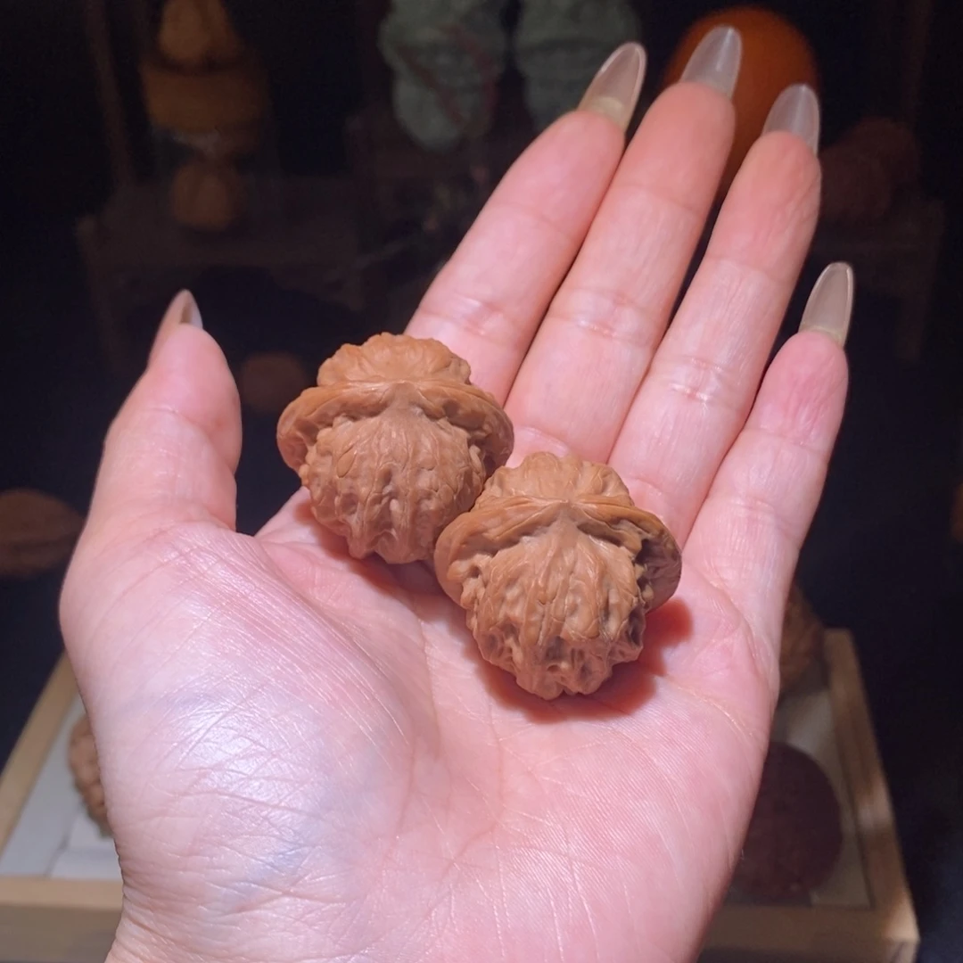 文玩核桃吊坠油豆34