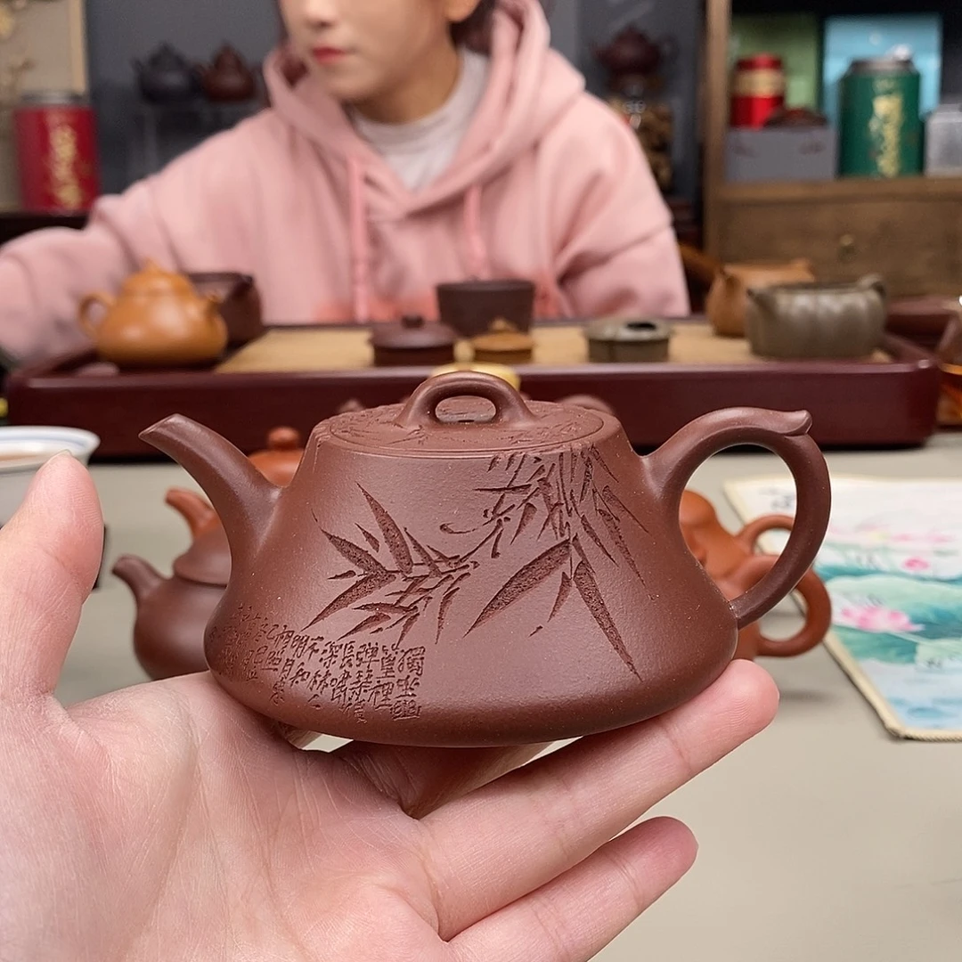 茶壶紫砂黄龙源底槽清半手回想160cc