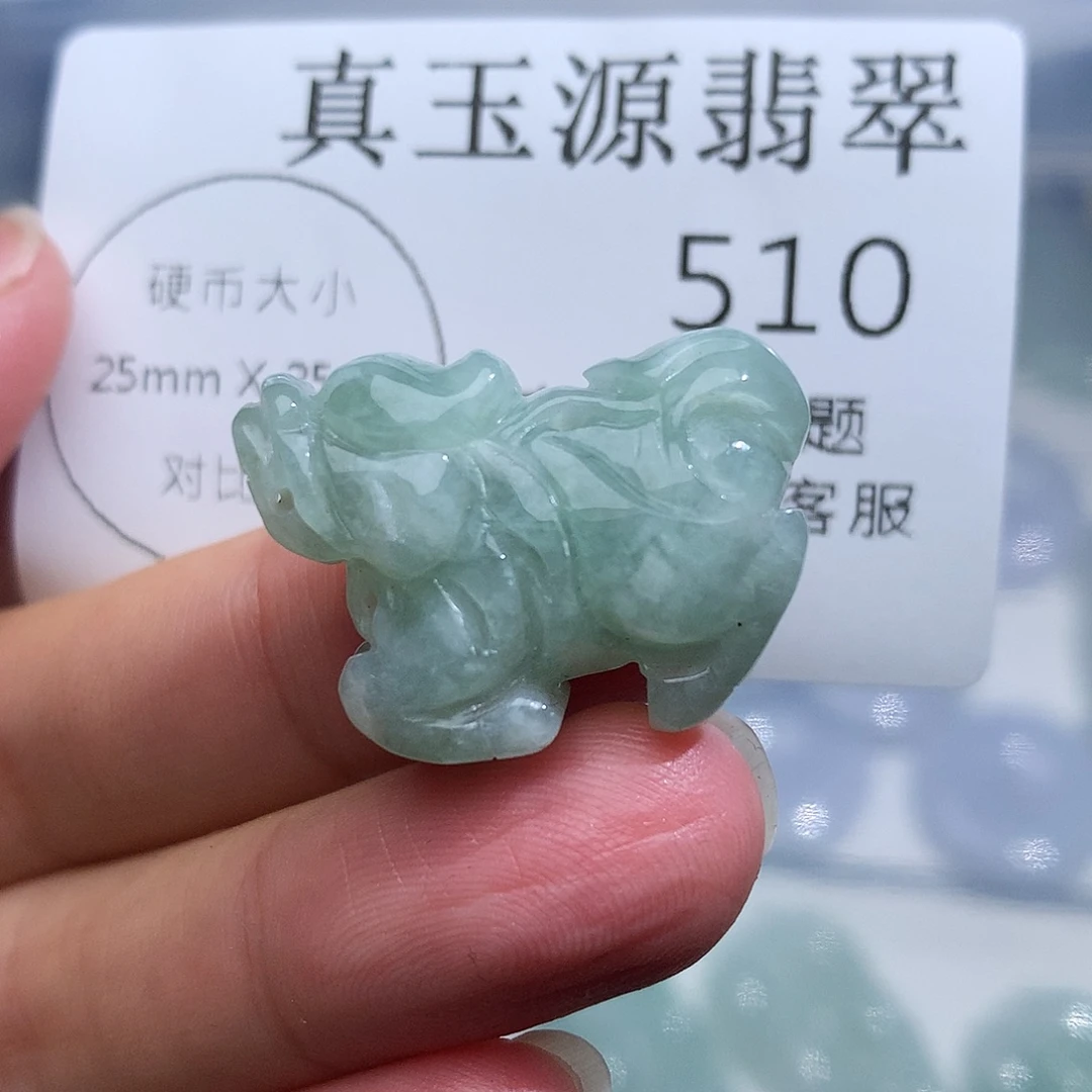 翡翠未镶嵌颈饰510