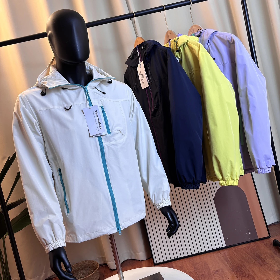 山系户外三防秋季男士撞色拉链宽松潮流连帽软壳衣冲锋衣夹克外套