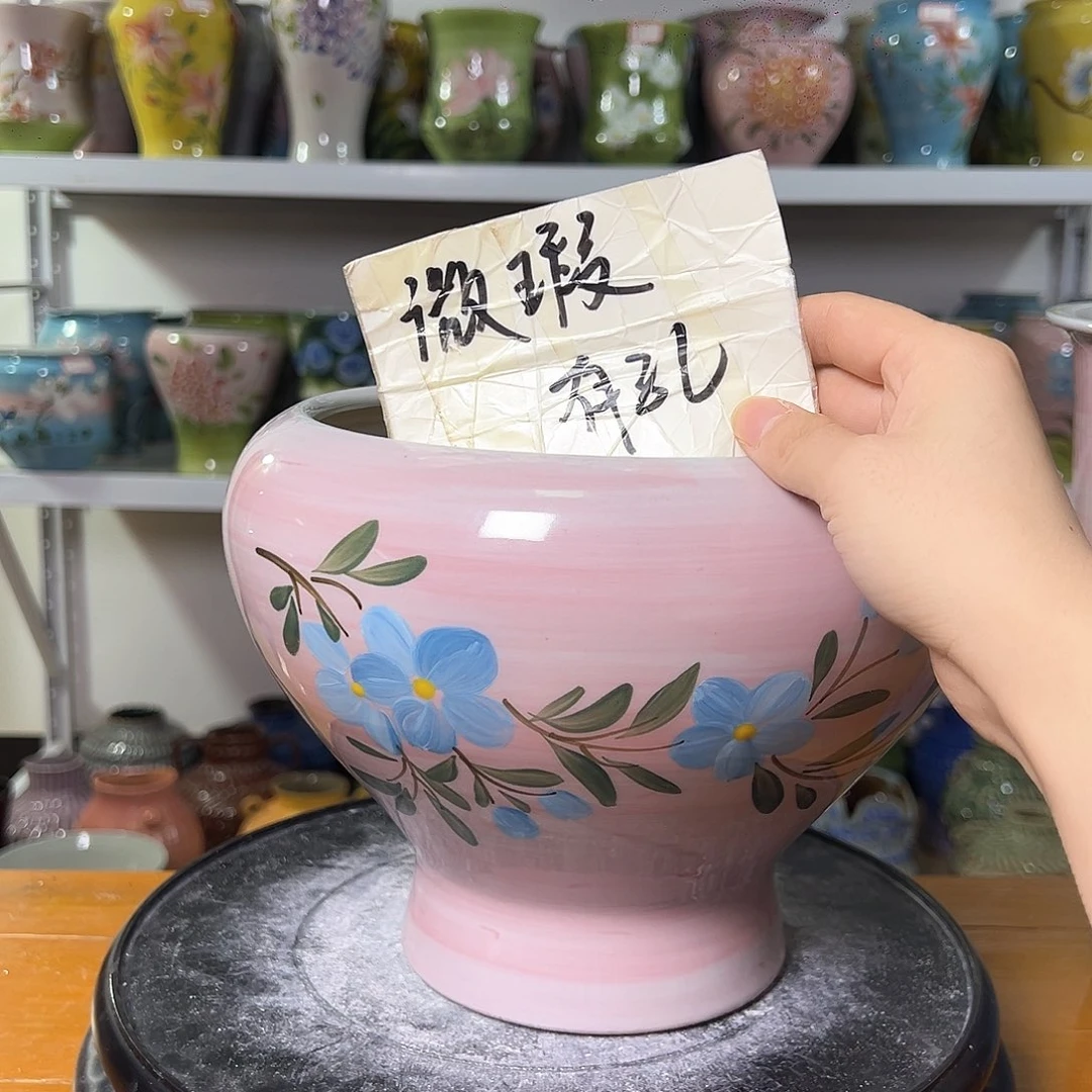景德镇陶瓷花盆花器瑕222