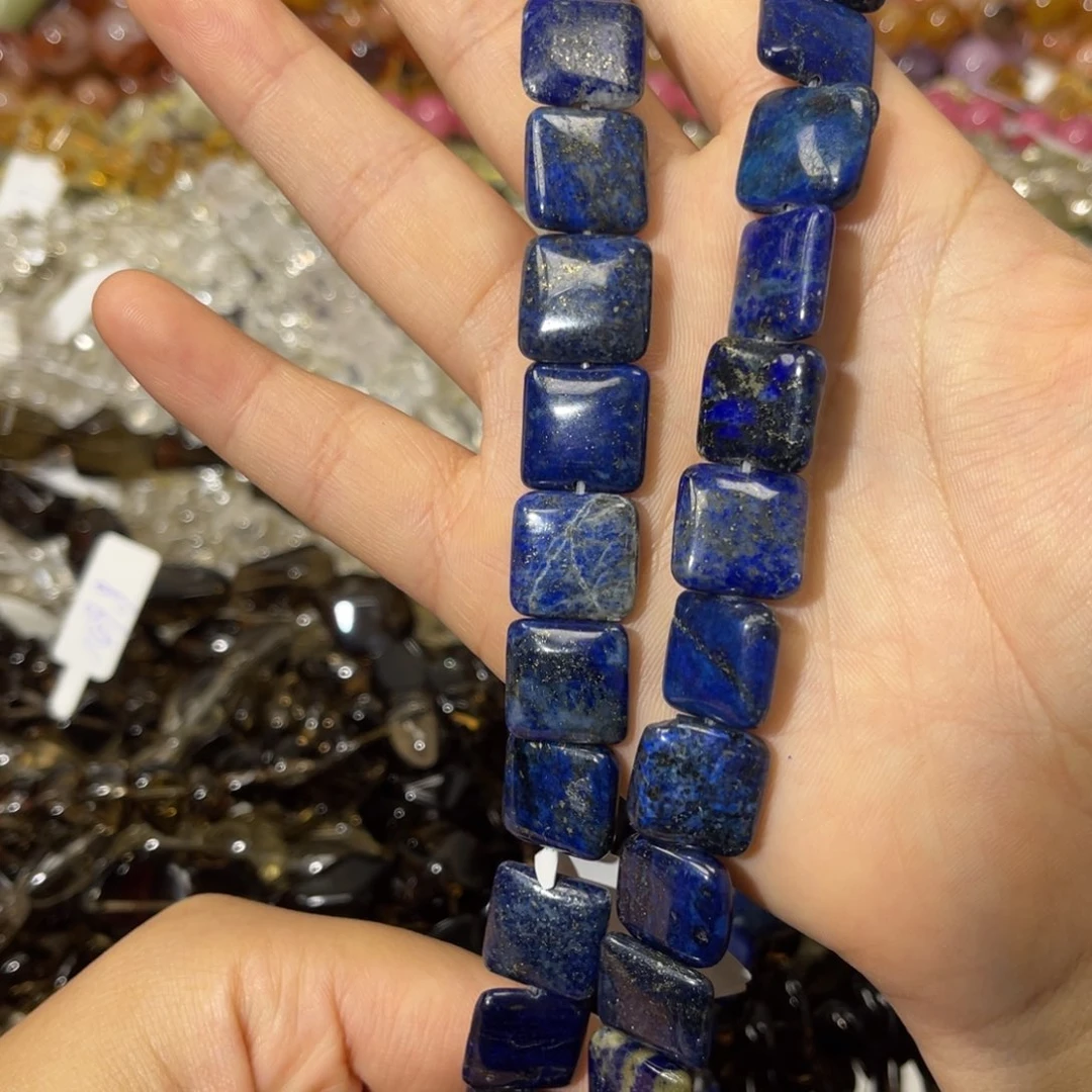 玛瑙/玉髓散珠青金方牌