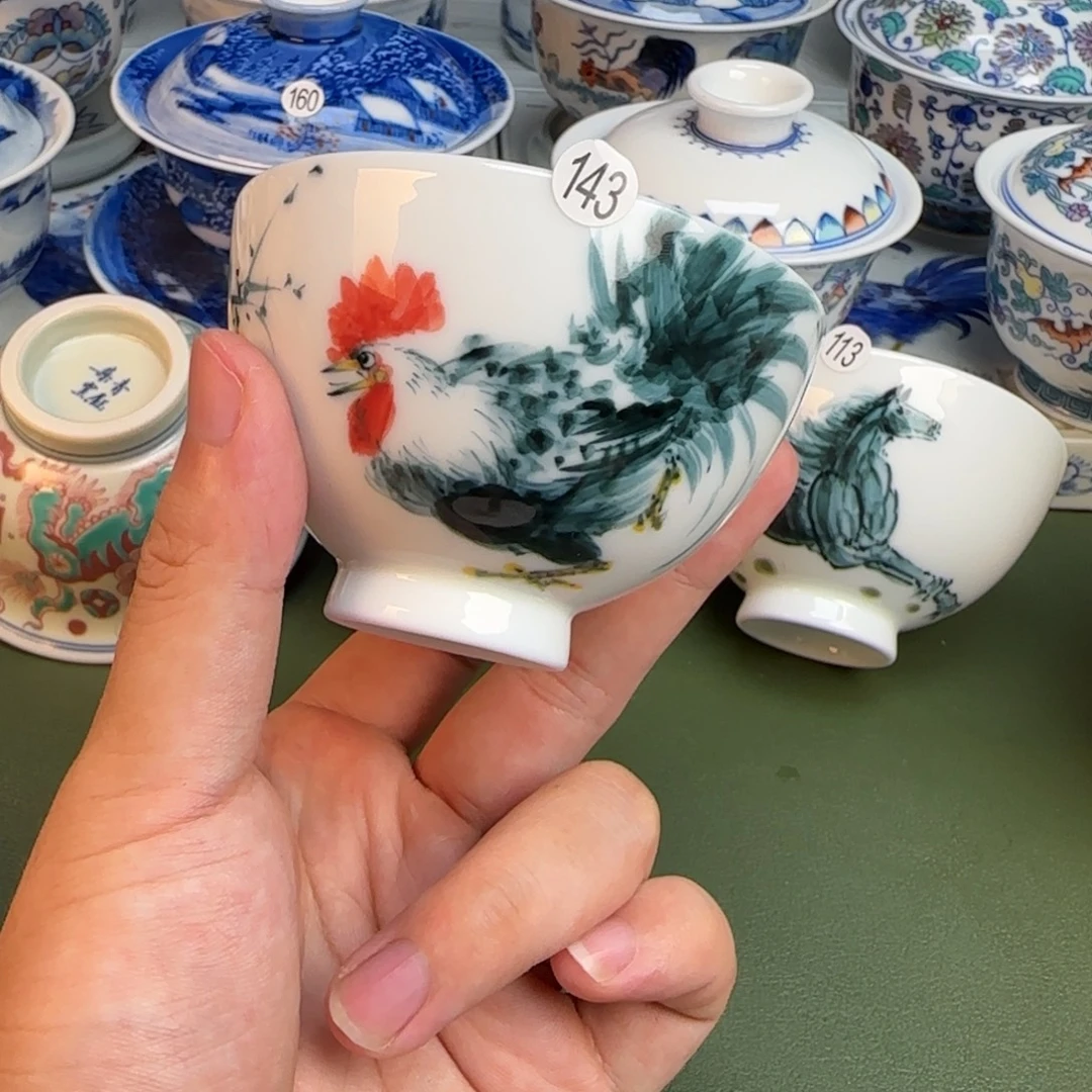 彦祖纯手工手绘茶具143