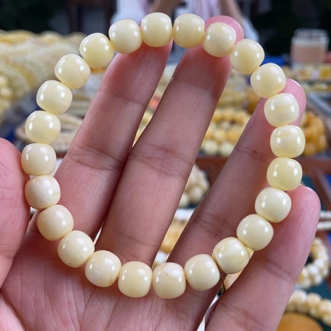 琥珀未镶嵌珠宝奇石9浓白蜡老型10.56