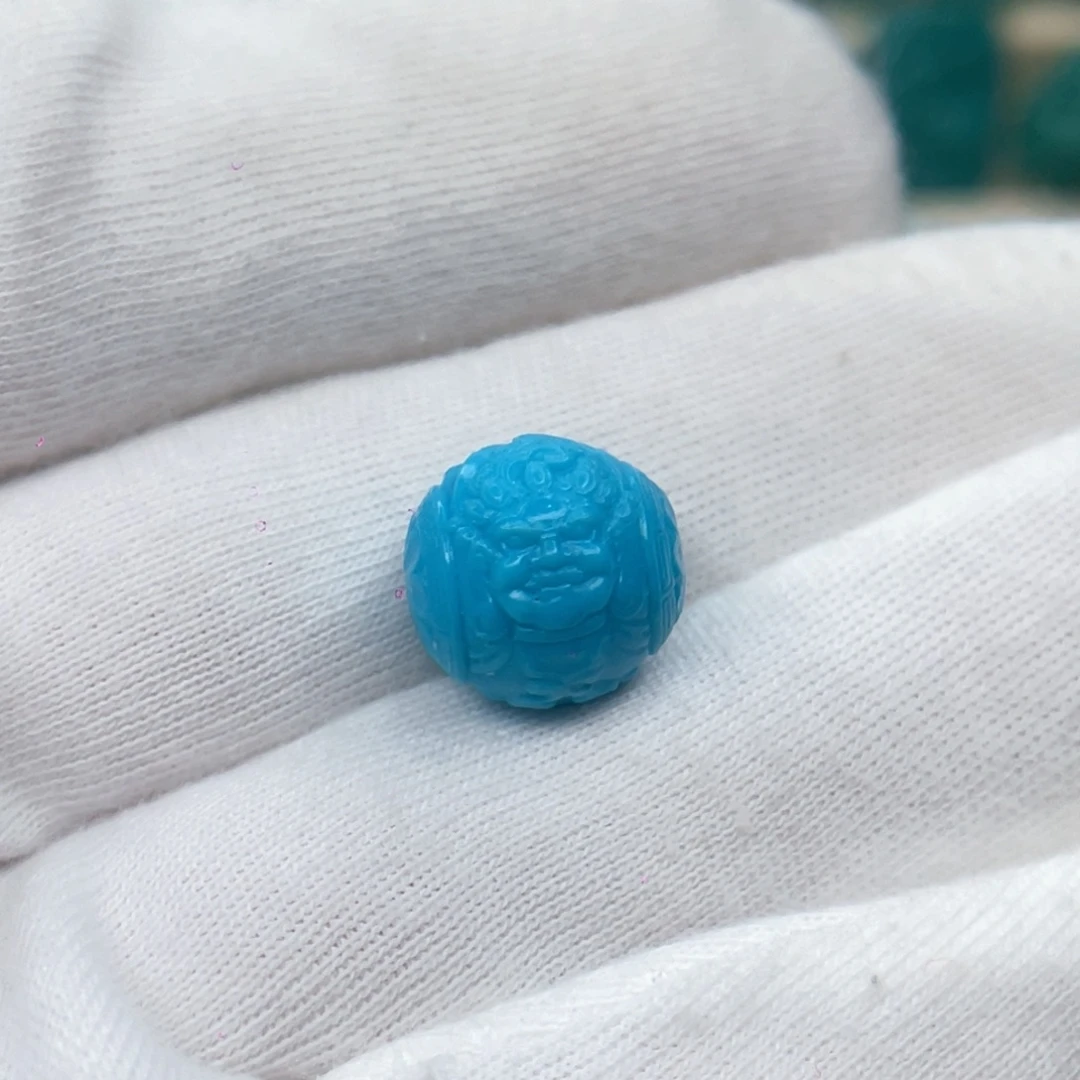 绿松石未镶嵌颈饰卡12.5