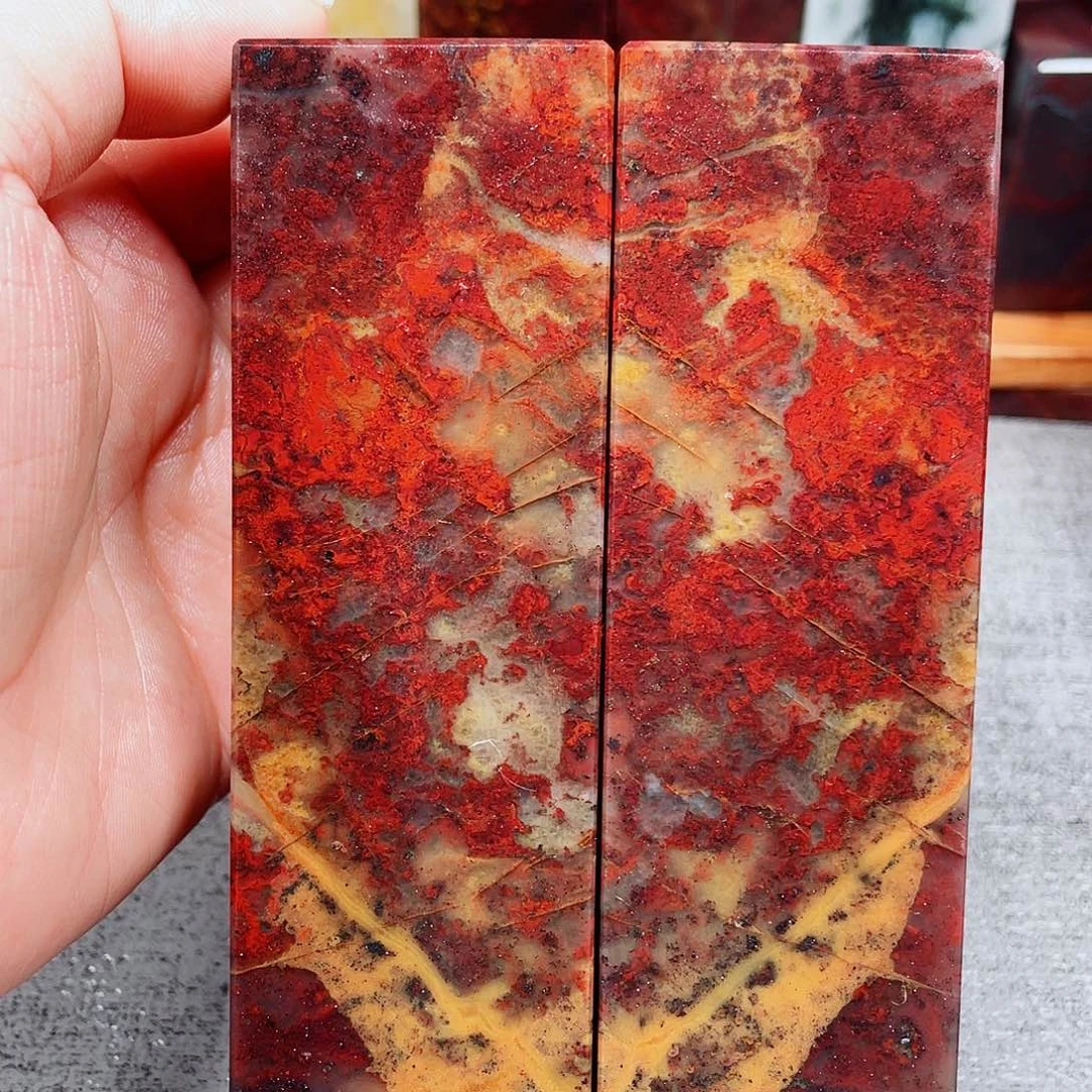 【闪购商品】玉桂林鸡血玉印章素章
